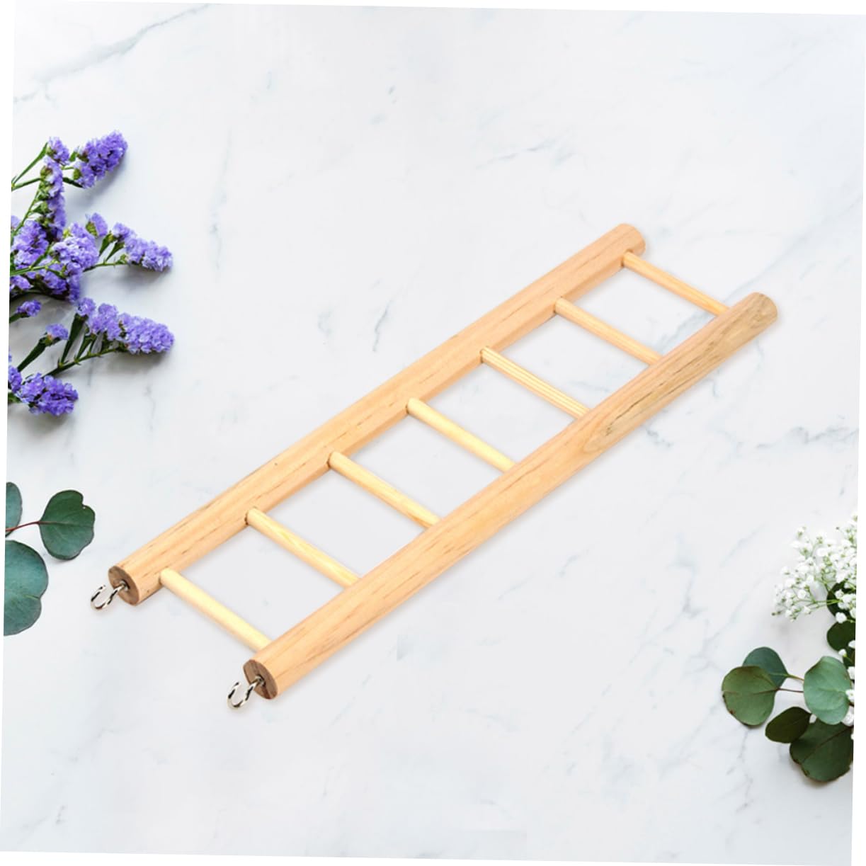 HOLIDYOYO Parrot Toy Bird Accessory Mini Wooden Ladder Hamster Squirrel Climbing Toy Fun Playset 6 Ladders