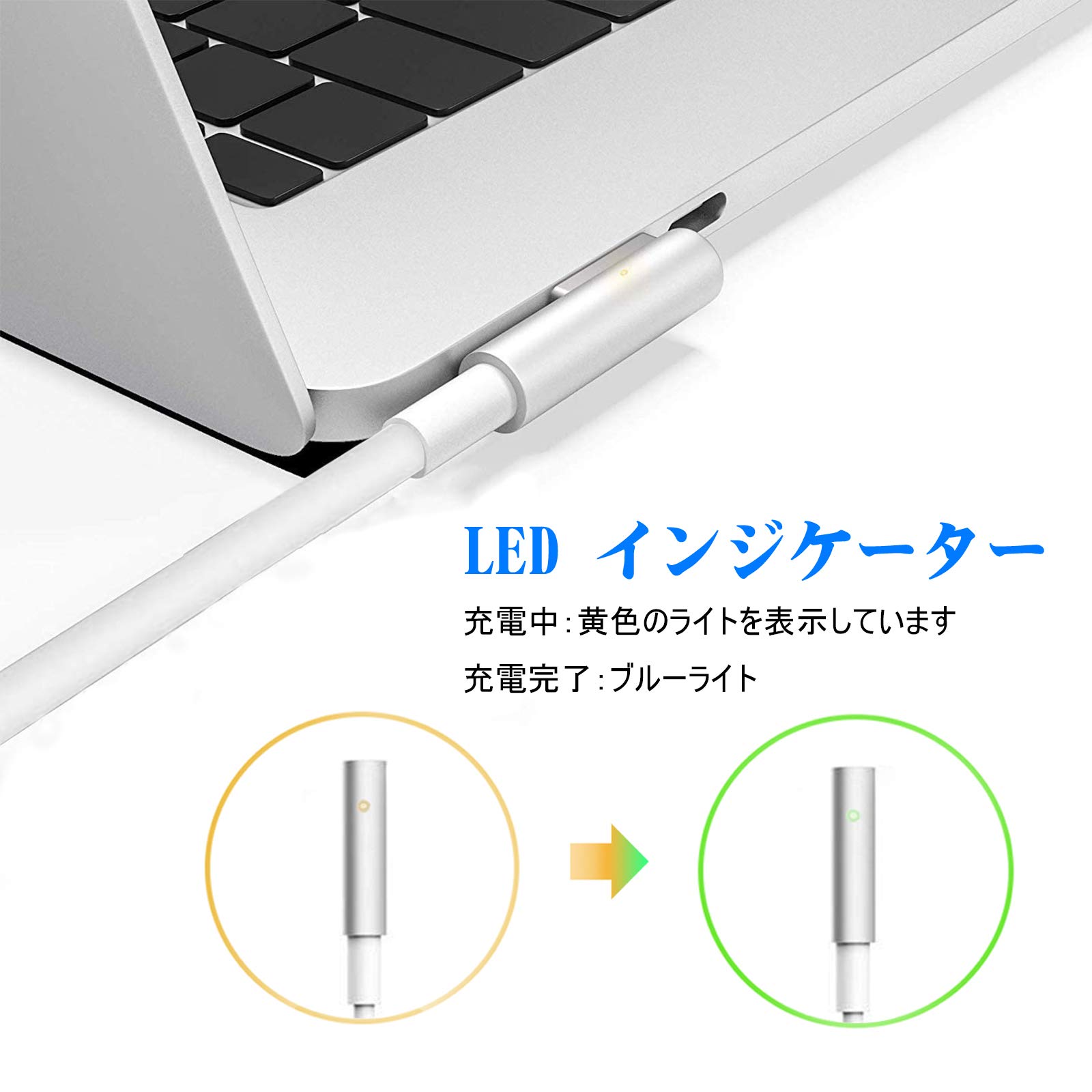 Amazon.co.jp: Macbook air 電源アダプタ 【PSE認証】45W Mag L型 Mac