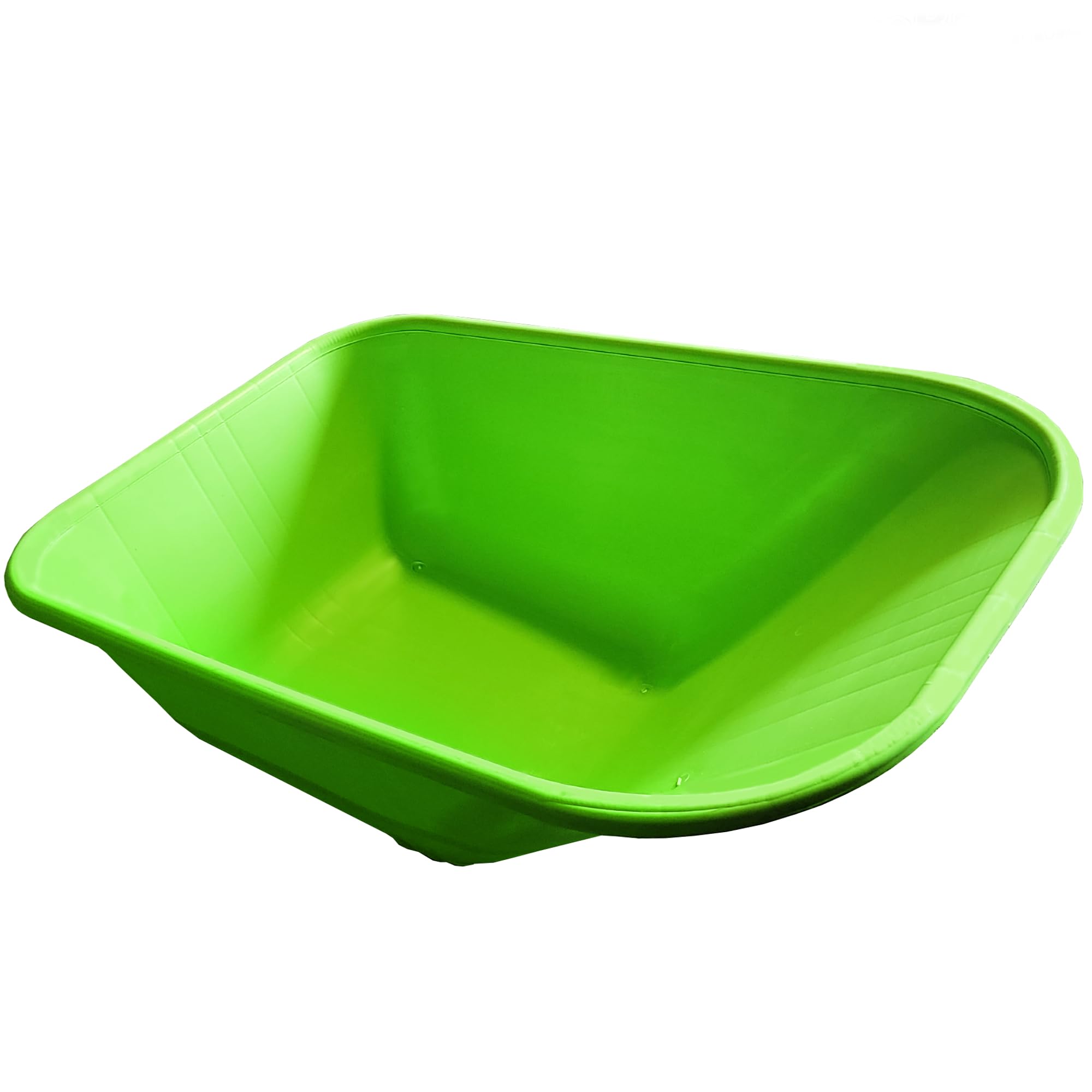 KetoBarrow Wheelbarrow Tray Replacement Wheelbarrow Body Pan - 110L Capacity - Undrilled - Universal Fit - Barrow Body (Light Green), KB-WHEELBARROW-BODY-P-110L