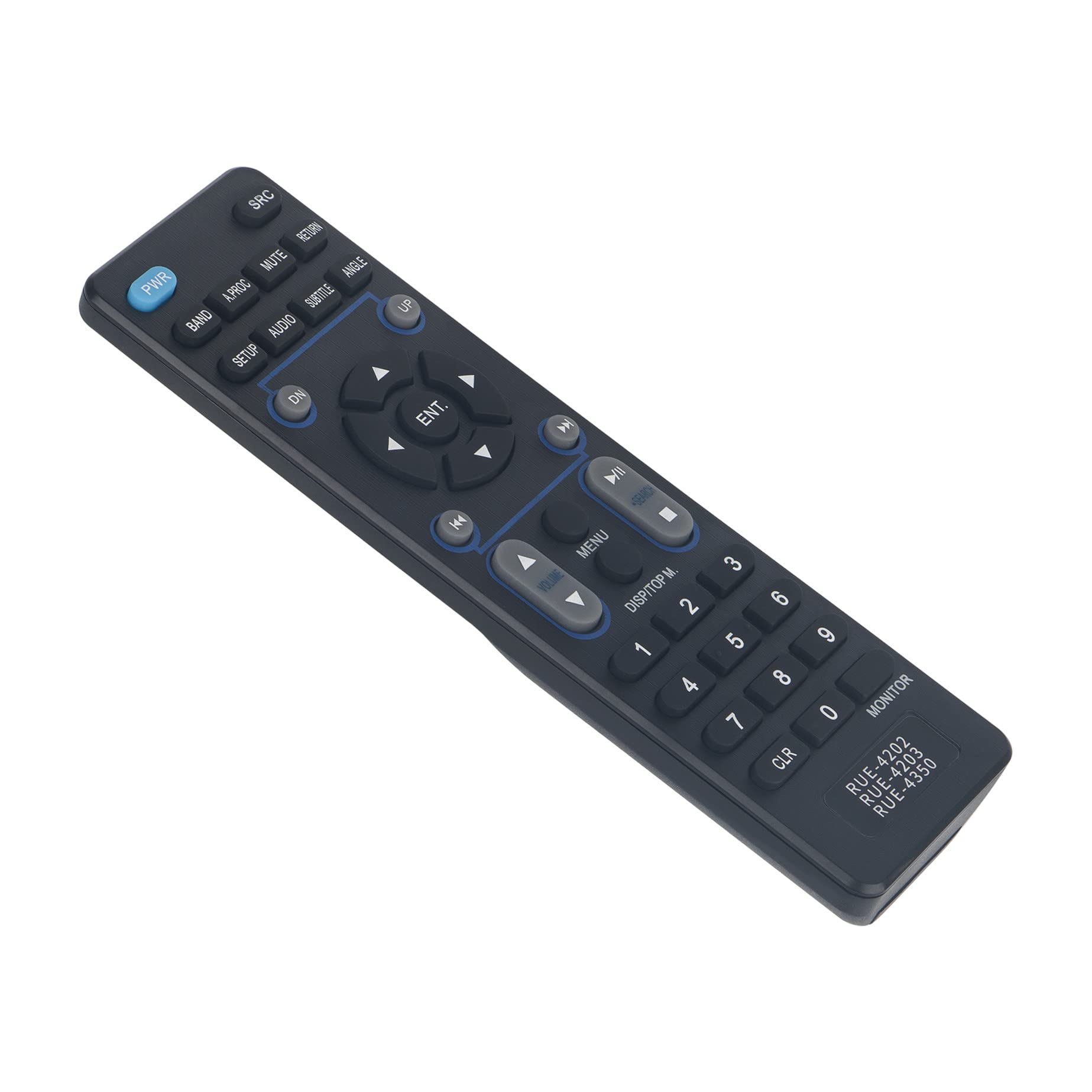 PERFASCIN Replace Infrared Remote Control Fit for Alpine Car Radio RUE-4202 RUE-4203 RUE-4350