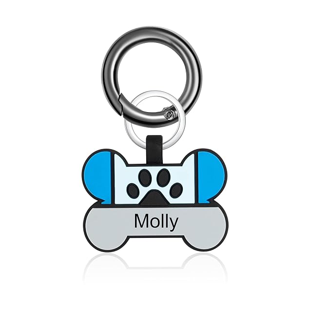 jewelora Versión mejorada Escultura Placas de identificación para perros personalizar Etiquetas de ID…