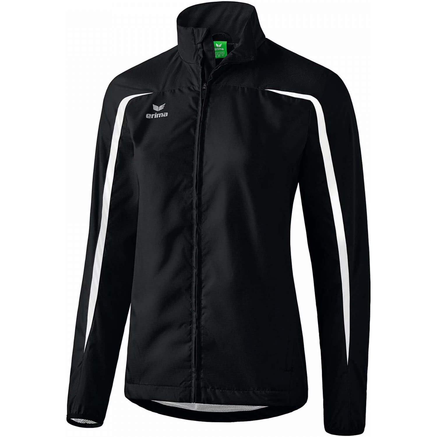 Erima Women Running Jacket - Black/White, Size 38
