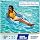 SwimWays Spring Float Premium Recliner Pool Lounger, Inflatable Pool Floats Adult with Fast Inflation for Ages 15 & Up, Sky Blue - 4