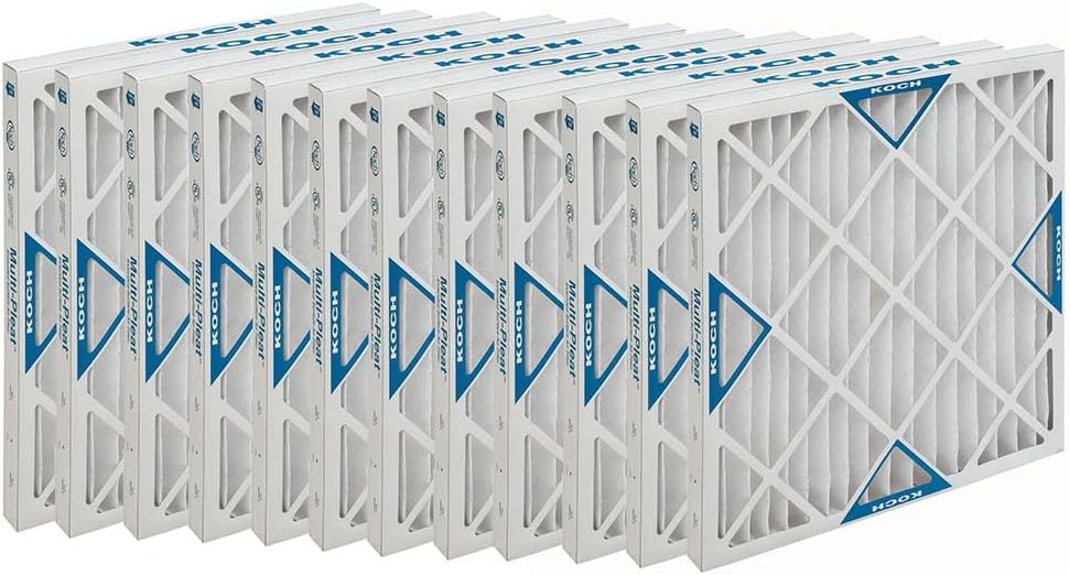 1" Merv 8 Furnace Filter (12 Pack) - 18 x 24 x 1