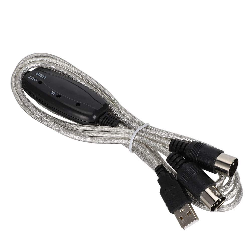 MIDI Cord, LED Indicator MIDI Cable Converter Easy to Use USB for PC (B09KXRDB39) Amazon Price History, Amazon Price Tracker