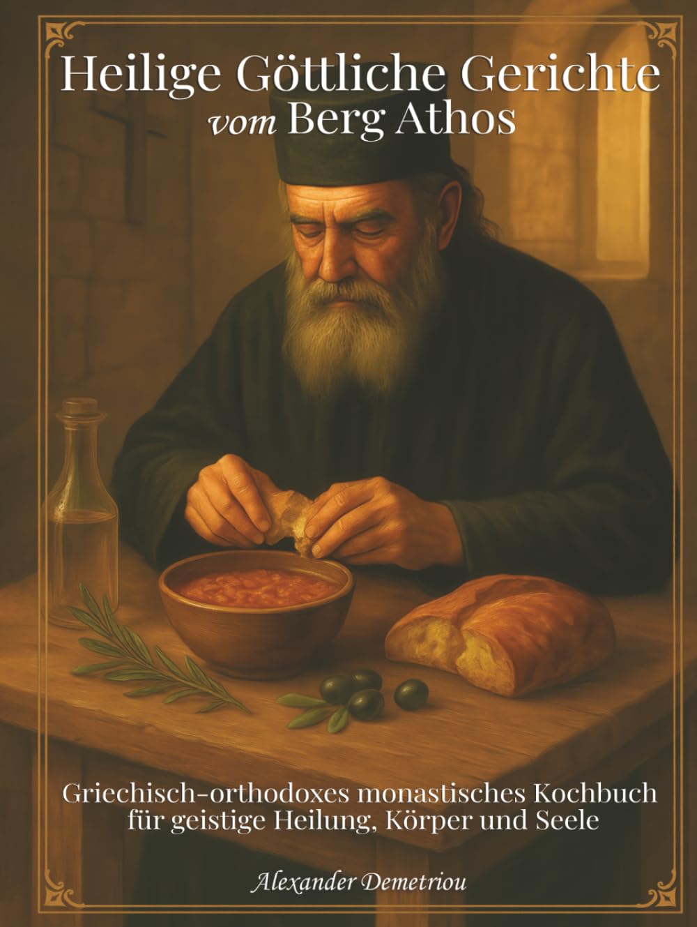 Heilige Göttliche Gerichte vom Berg Athos: Griechisch-Orthodoxes Klosterkochbuch Traditionelle Fastenrezepte und einfache mediterrane Gerichte für geistige Heilung, Körper und Seele