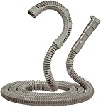6 FT Tuyau universel de lavage de la machine à égoutter, Tuyaux de lavage avec pince, Tuie de lavage ondulée et flexible de remplacement