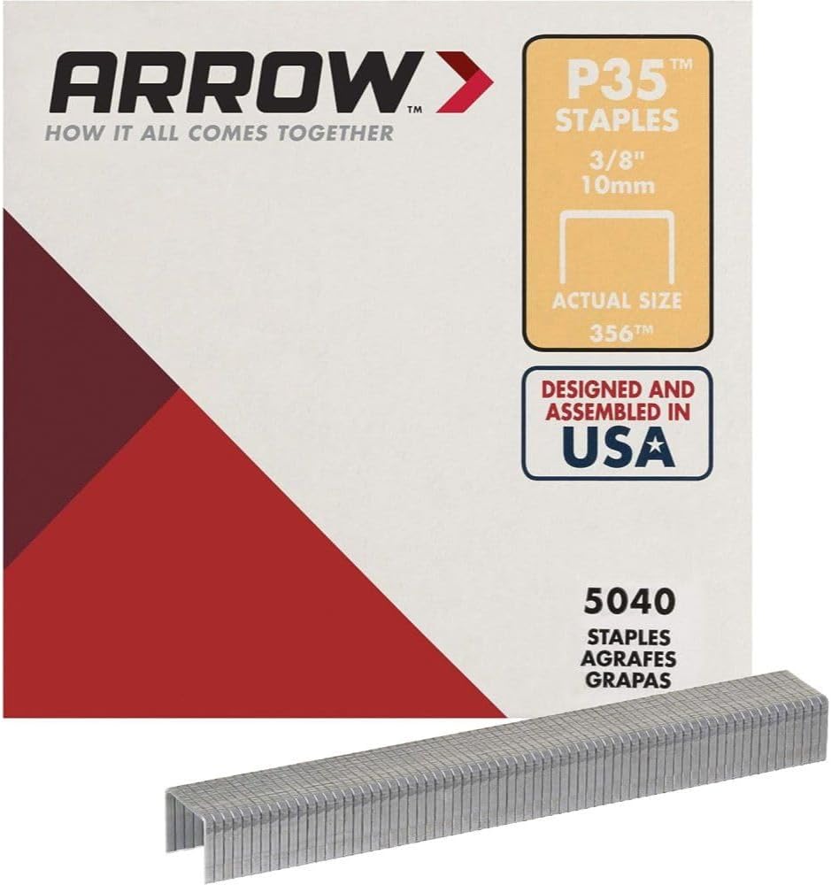 Pack of 4 Arrow Fastener 356 Genuine P35 3/8-Inch Staples
