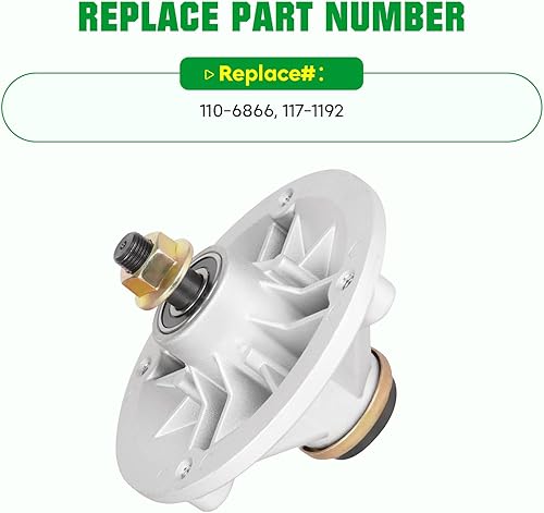 Vista 3 de Youxmoto Conjunto de husillo de cubierta de 42 pulgadas 110-6866 117-1192 apto para Toro Timecutter Z4200 Z4202 Z4220 Z4235 Z5020 paquete de 2