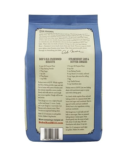 Miniatura 7 de Bobs Red Mill Harina de hornear multiusos blanca sin blanquear 5 libras