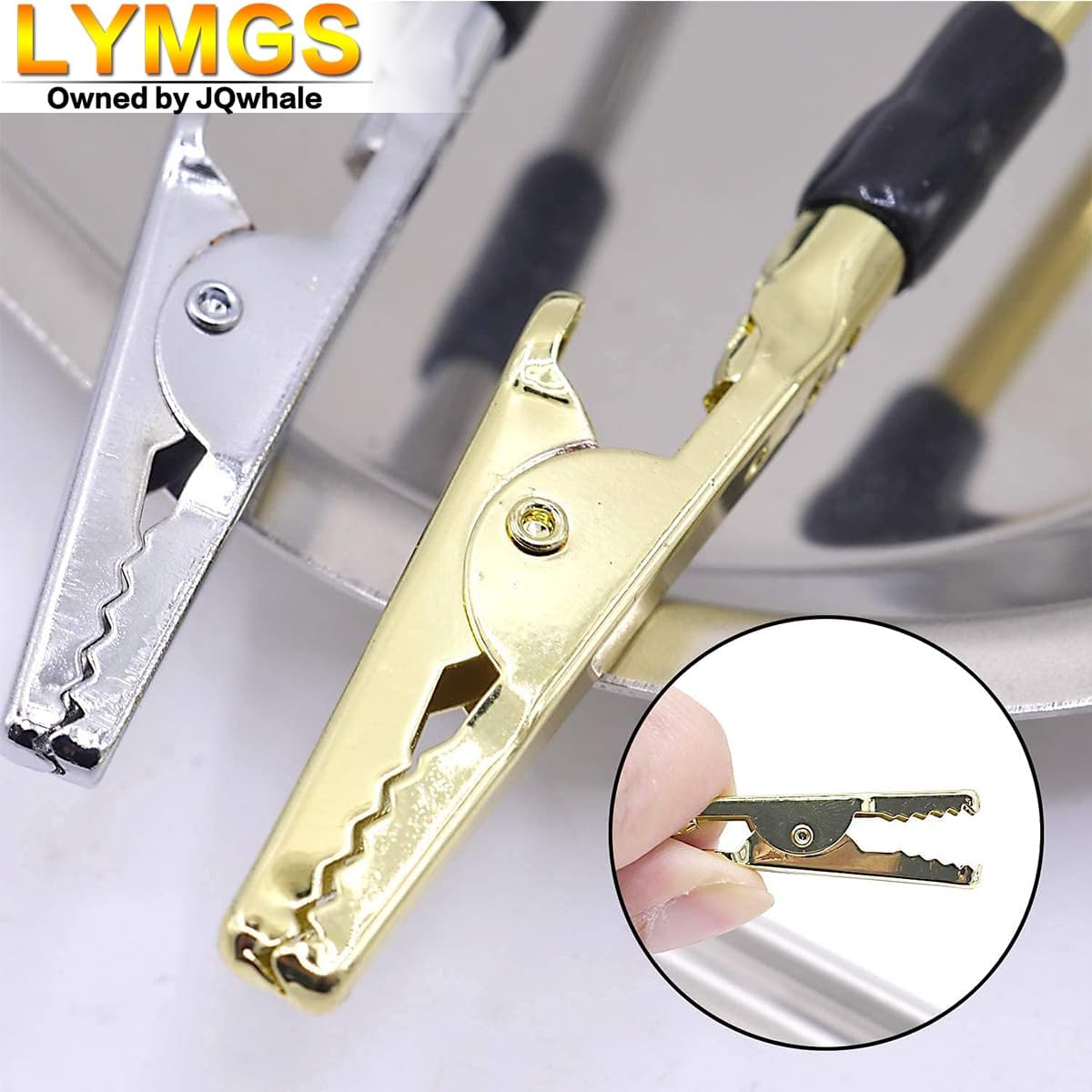 Hand Bracelet Wearing Helper Stick Tool, Long Clamp Fixed Hand Chain Aids Women with Bracelet Ties Watch Clasps Zippers, Silver & Rose Golden 2 Pack