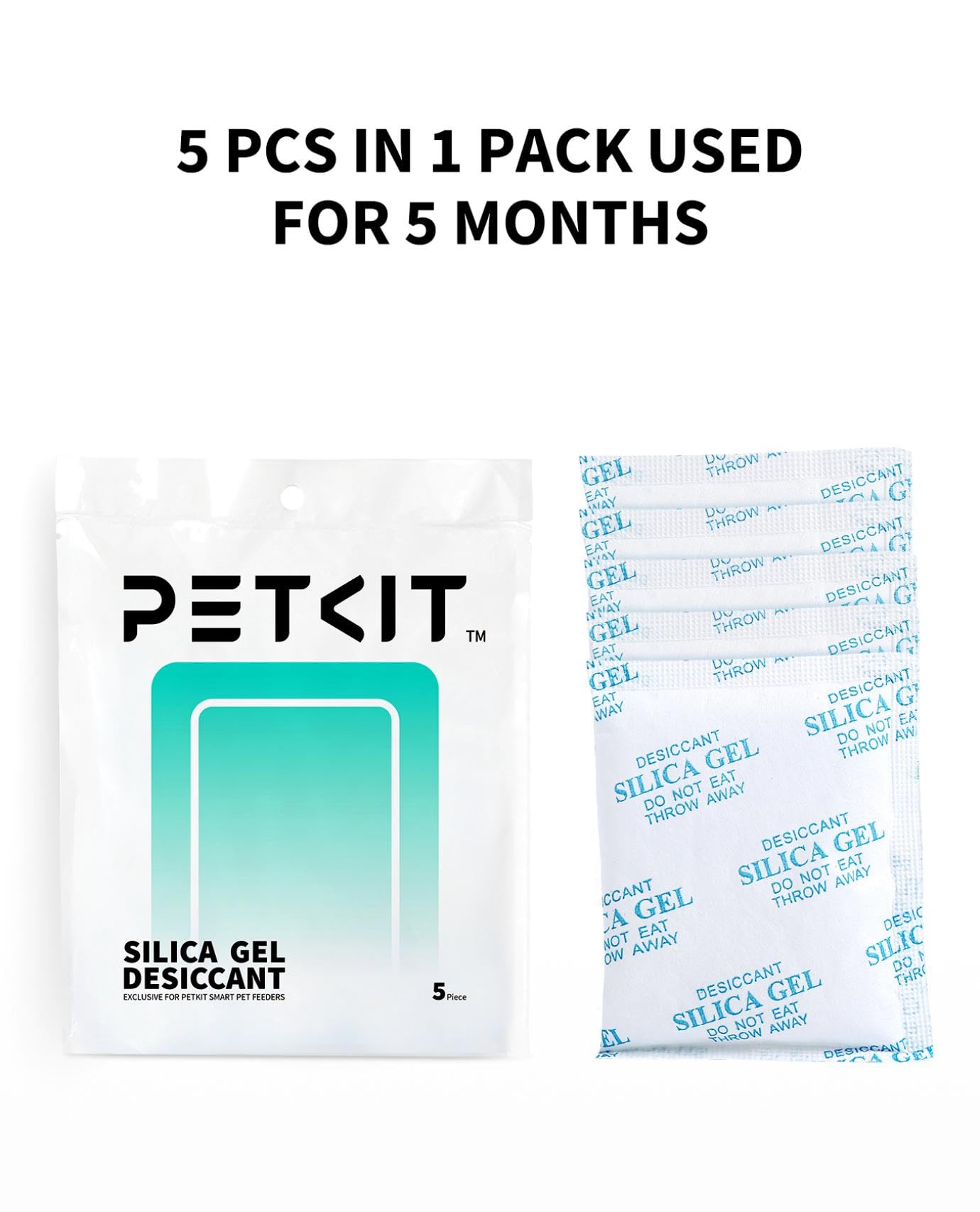 PETKIT - Recambio de desecante para comederos inteligentes (5 paquetes) — view 7