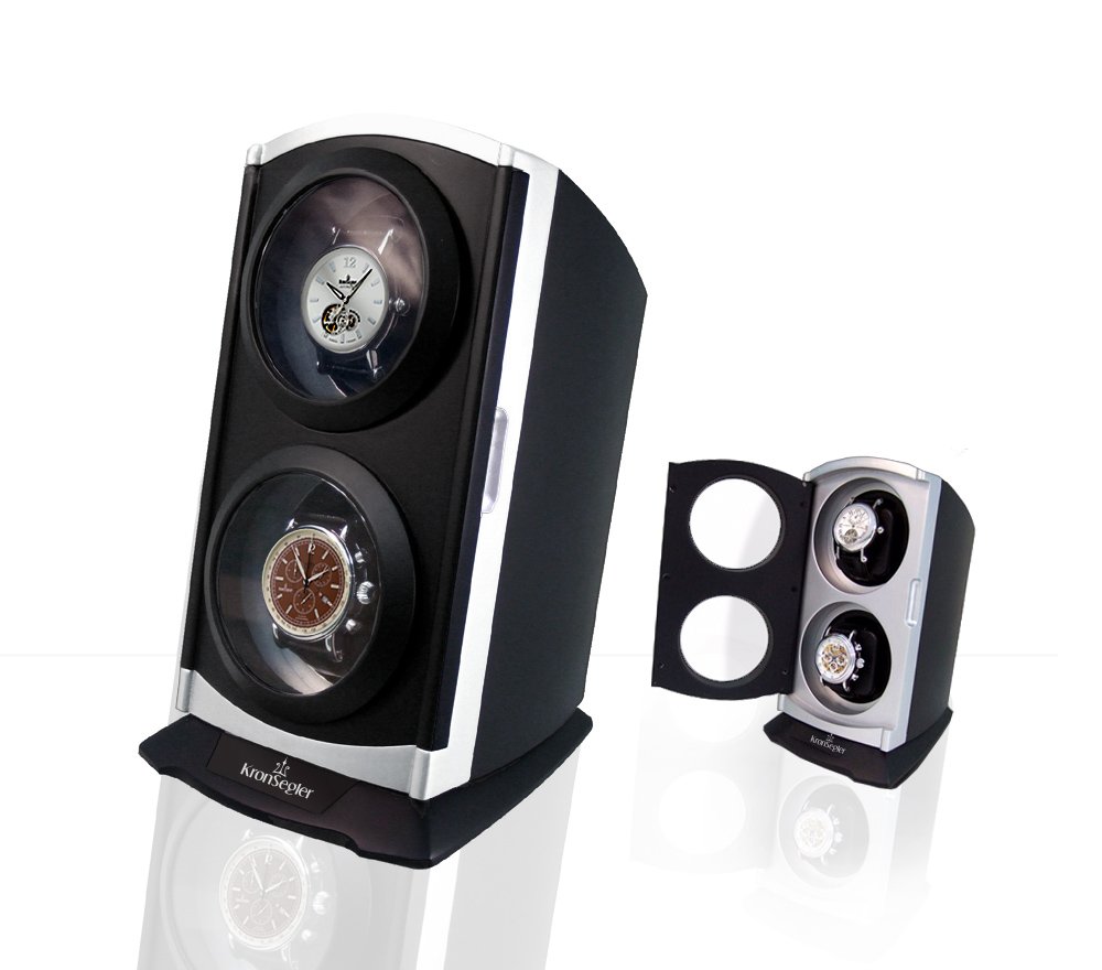 Kronsegler Watch Winder for 2 Watches Black 7947