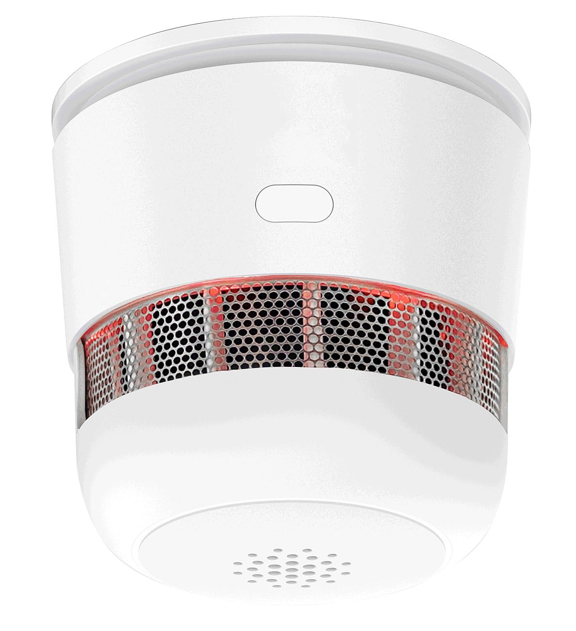 VisorTech Feuer-Rauchmelder: 4er-Set Mini-Rauchwarnmelder mit 10-Jahres-Batterie, 85 dB, Ø 52 mm (Rauchmelder Langzeitbatterie, Rauchmelde-Sensoren mit Alarm)