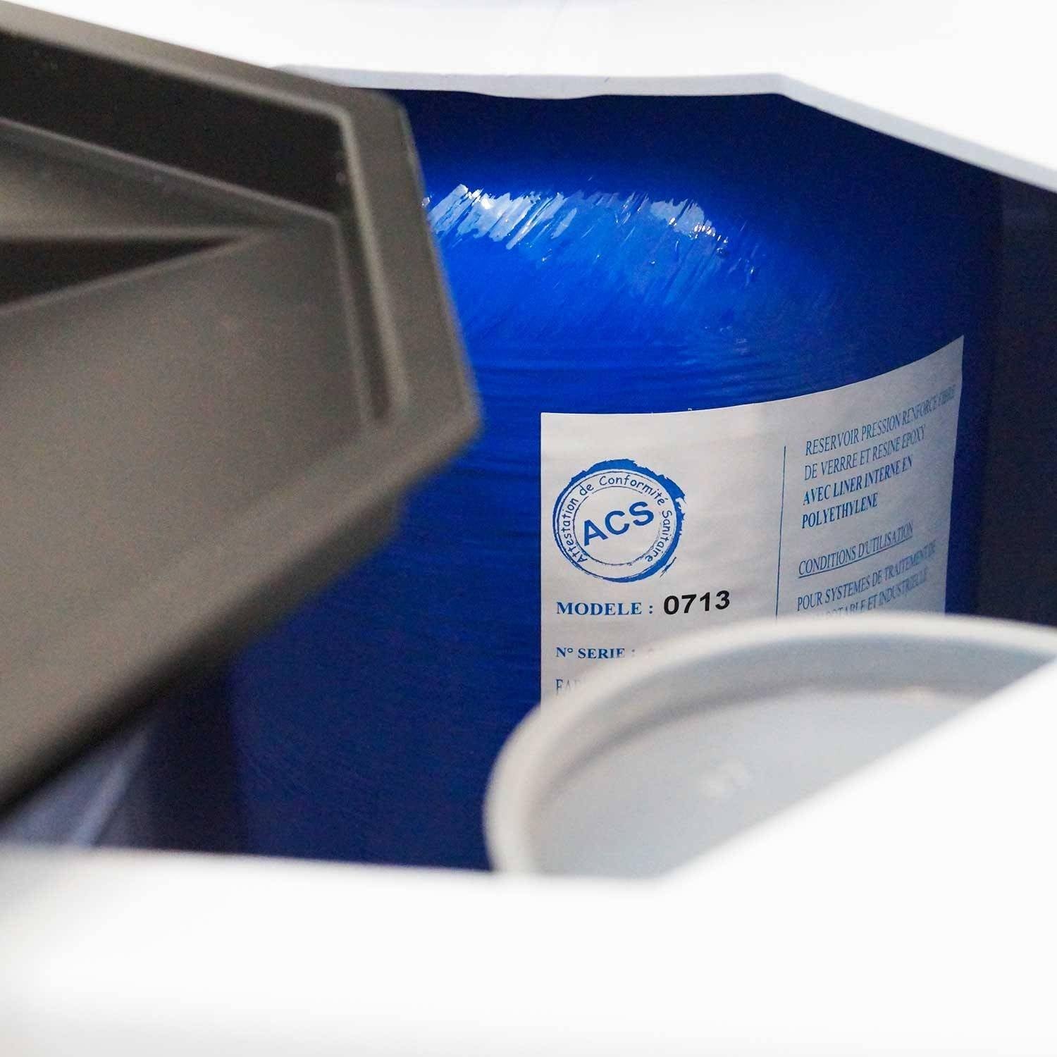 Descalcificador 4l Fleck 5600 Mv Mecánico Con Kit De Instalación Descalcificador De Agua Domestico