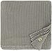 Produktbild Linen & Cotton Plaid Decke Sommer Tagesdecke Waffelpique Enzo - 48% Leinen, 52% Baumwolle, Grau (150 x 210 cm) Leinendecke Baumwolldecke Wohndecke Blanket Waffel Überwurf Bett Bettwäsche Bettüberwurf