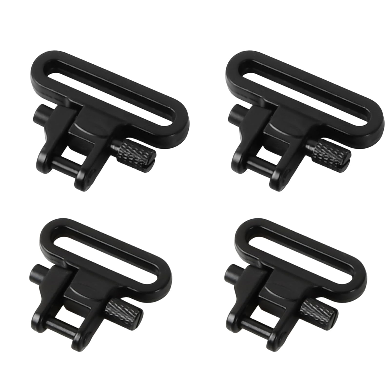 Quick Release Sling Swivel Soporte Adaptador Metal Rápido Pistola Desmontable Correa Sling Montaje Anillo, Eslabón Giratorio Tactical Bolt Studs Tornillos Giratorios Resistentes para Máquina