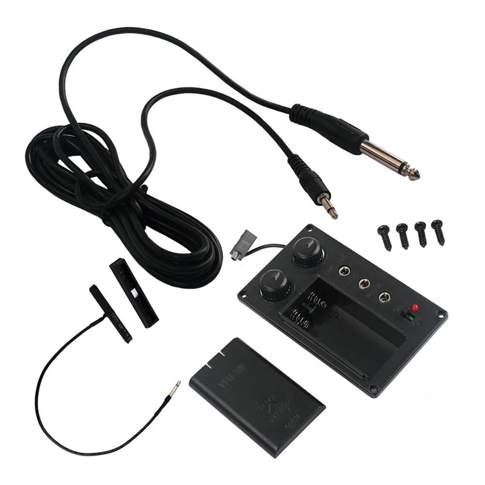 Professionale Accessori Per Violino Preamplificatore Equalizzatore Per Violino Pickup Piezoelettrico Silenzioso Fai Da Te Cavo Di Uscita Suono Affascinante