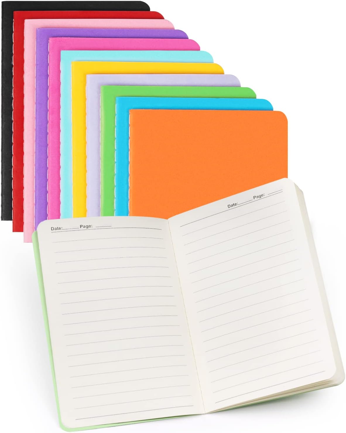Gwybkq Pocket Notebooks Small Lined 12 Pack Notepads Bulk