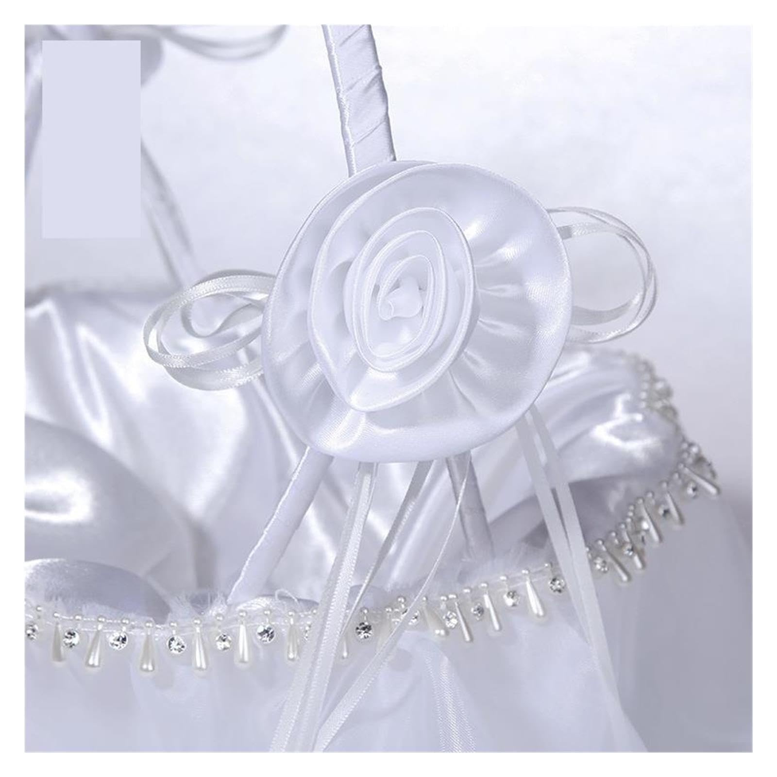 1pcs Wedding Flower Girl Basket Per Matrimoni