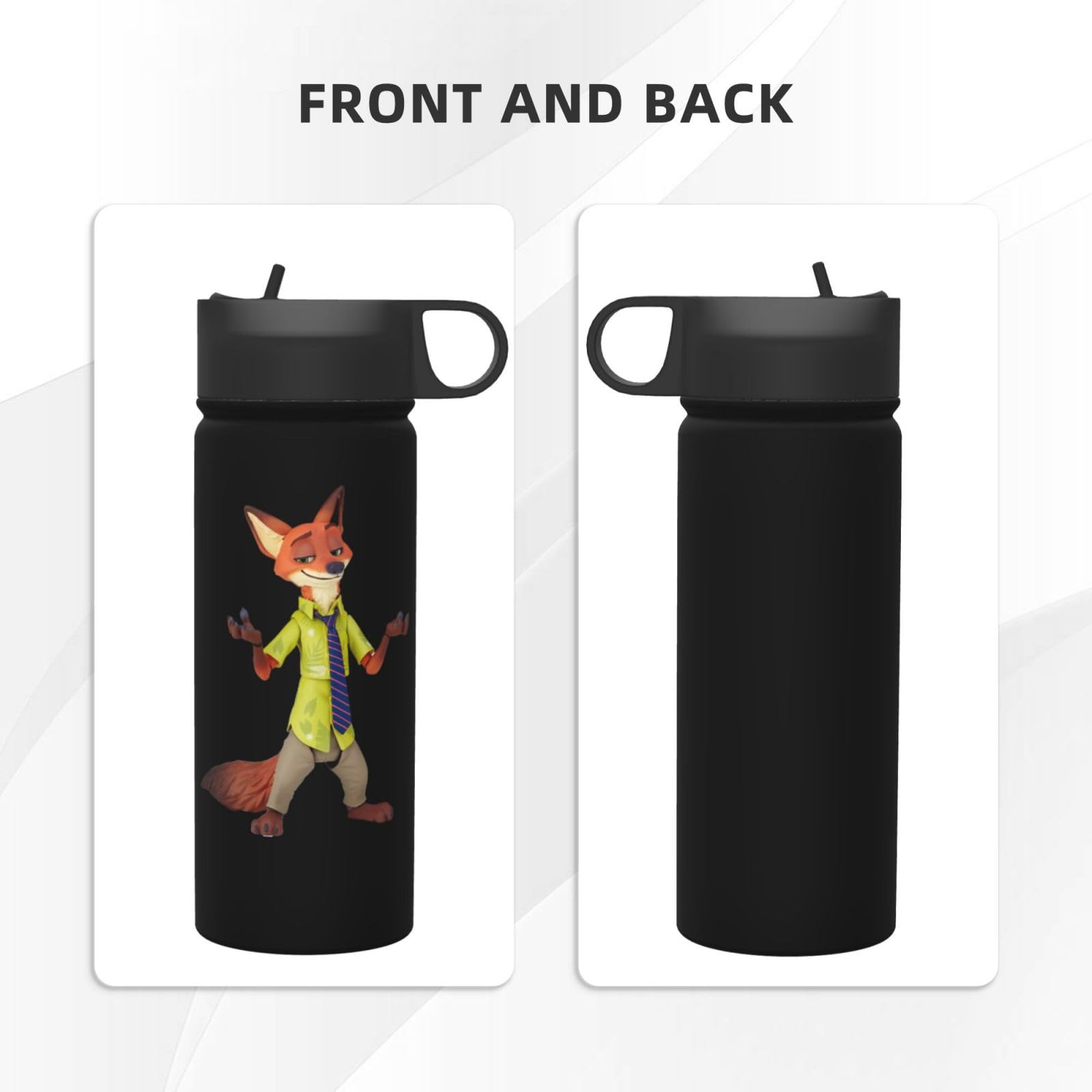 Amazon | ズートピア ニック・ワイルド 水筒 直飲み 魔法瓶 マグボトル