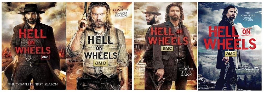 Hell on Wheels Complete Seasons 1-4