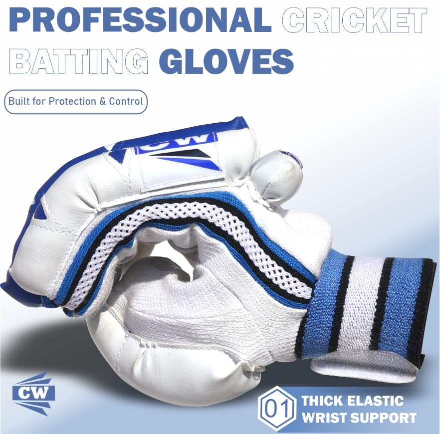 Image of CW Max Batting Cricket Kit|Protection Pads Gloves Set |Protection Gear Shock Absorption Comfort Performance Cricket Pads|Gloves Combo Match Guards Gloves |Batting Pads Gloves Arm Guard SB Blue