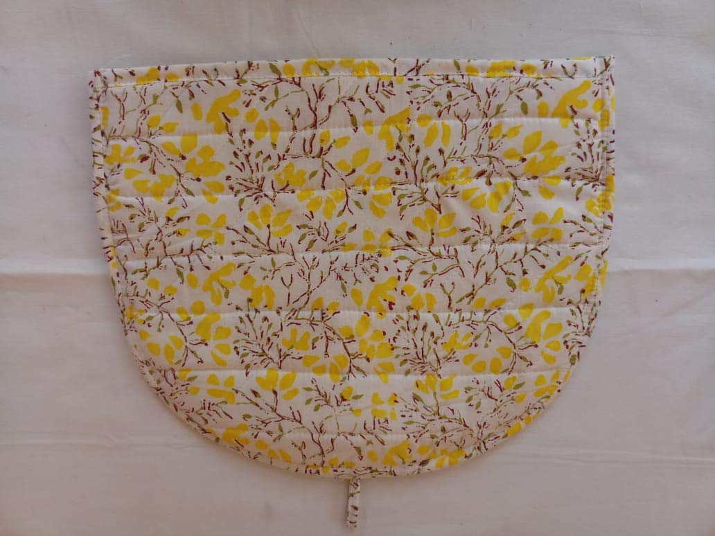 Fashionmart Mandala Tea Cozy Cover Hand Block Winter Tea Cozy Cotton Tea Kettle Warmer Pot Cover Hot Coffee Cover Handamde Kitchen D�cor (Yellow)