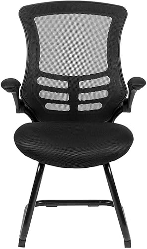 Miniatura 6 de Flash Furniture - Sillas de malla para oficina Malla Negra,negro, cuero, (Black LeatherSoft),https://www.amazon.com/dp/undefined