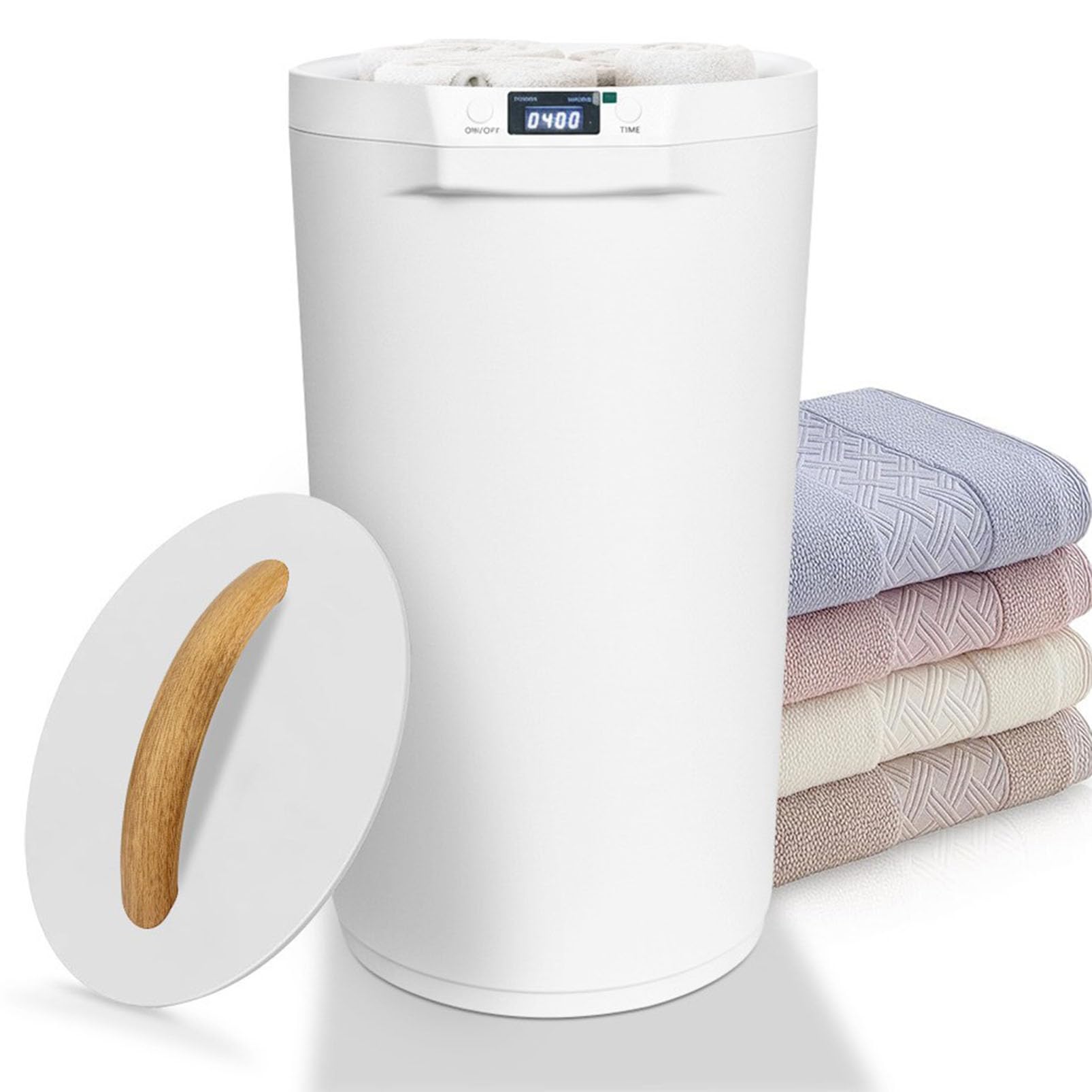 Chauffe-Serviettes Portable 500W pour Sécher le Linge et Réchauffer les Draps