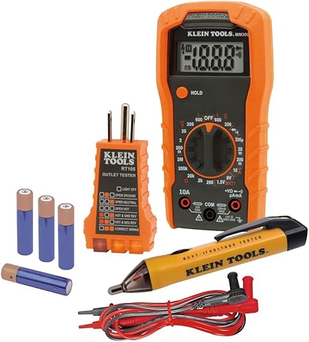 Miniatura 2 de Klein Tools Kit de prueba de multímetro 69149P y pelacables 11061  cortador de alambre para cable AWG sólido y trenzado, los pequeños de alta