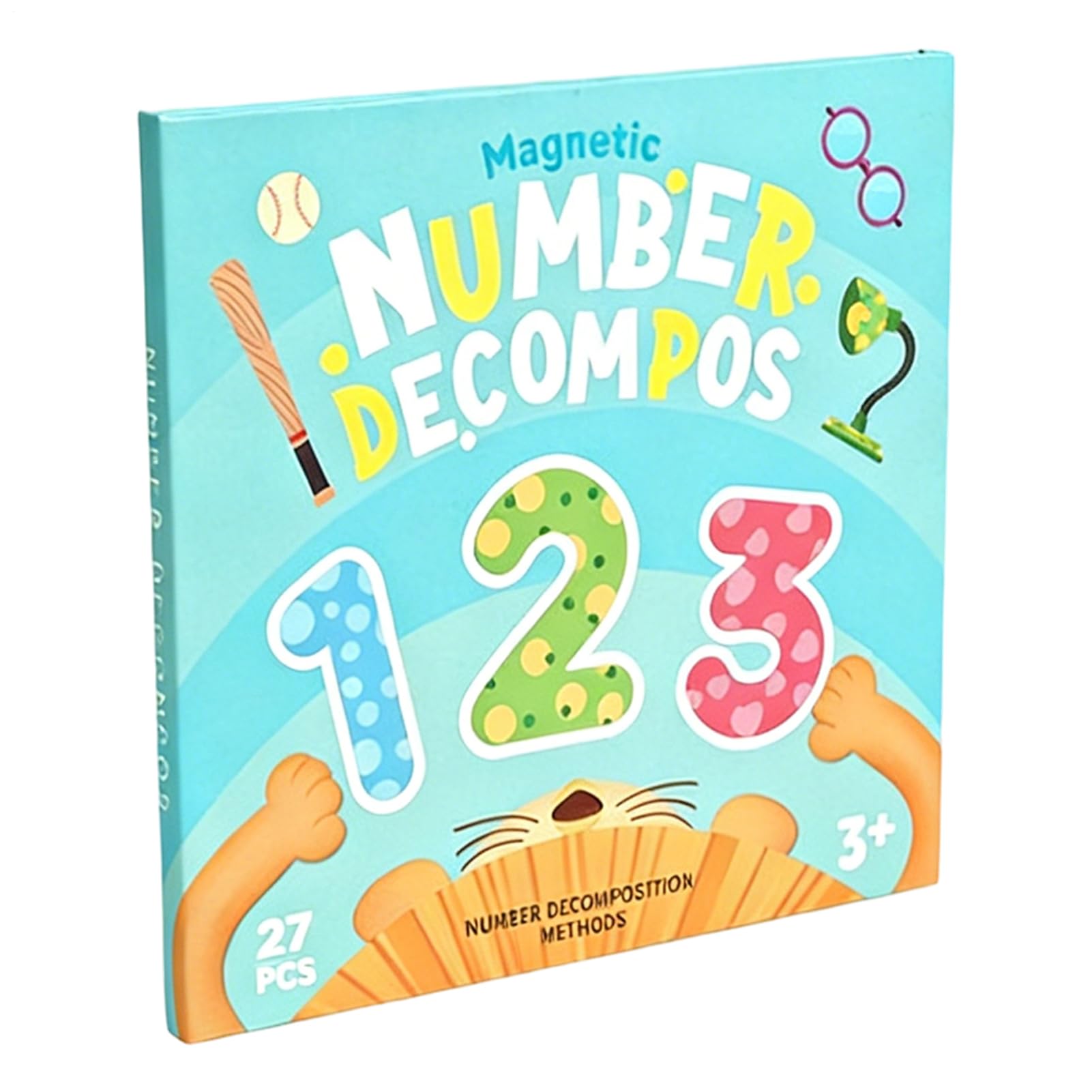 Libro didáctico de fracciones magnéticas para resolver problemas de matemáticas 8