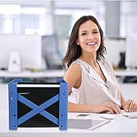 Vista 6 de 15 carpetas de archivos de polipropileno negro tamaño carta con pestañas e insertos para organizar archivos voluminosos, gráficos médicos