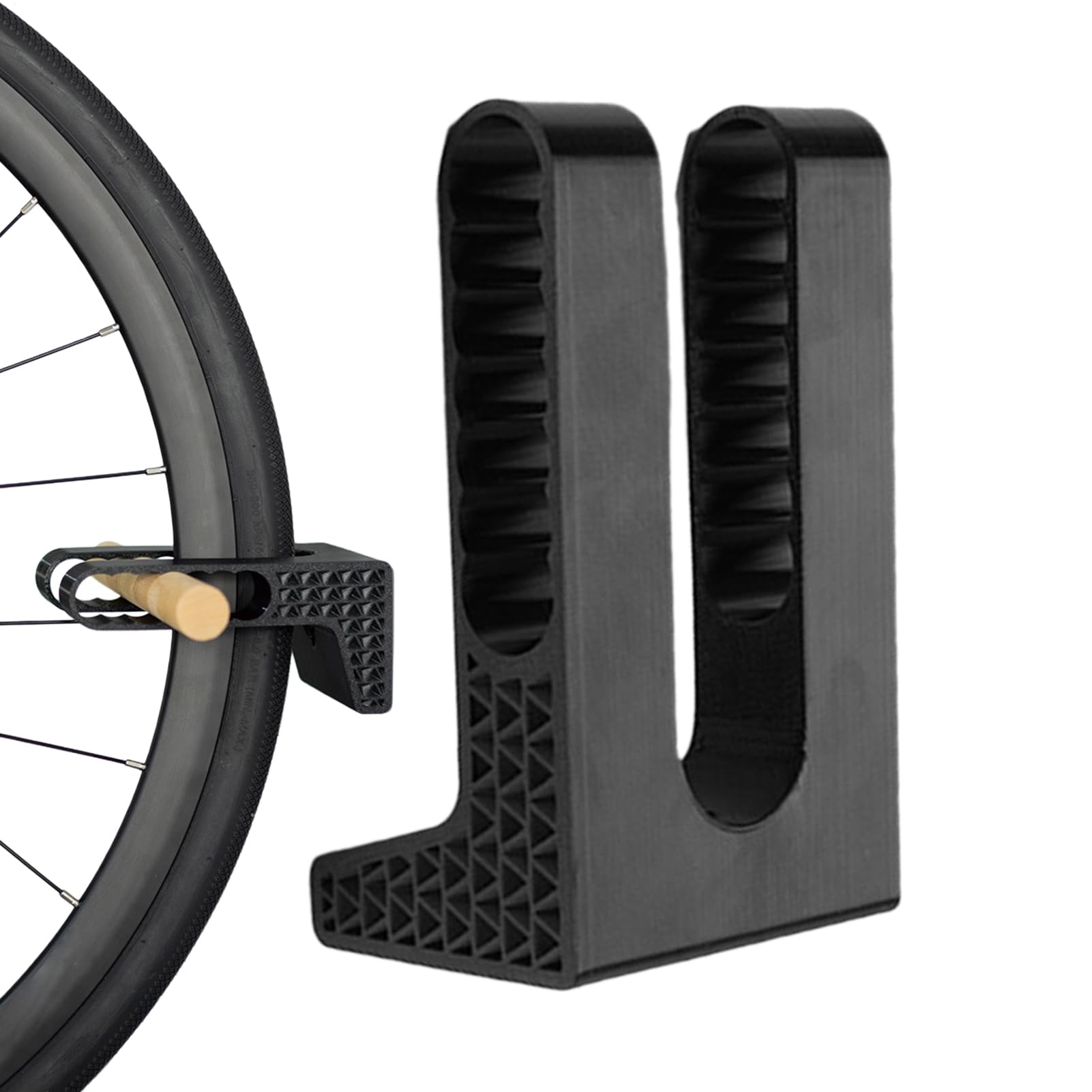 Soporte de pared para bicicleta en interiores y apartamentos pequeños optimizando espacio