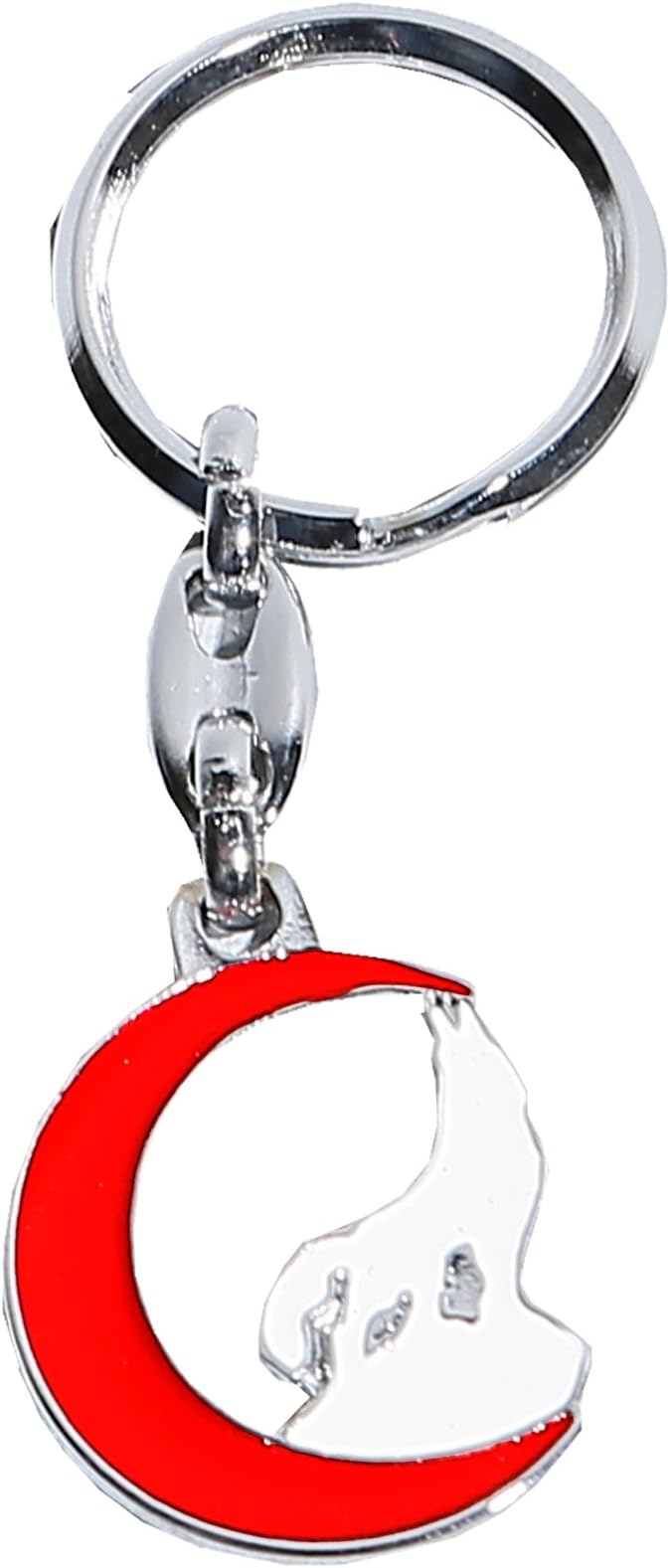 AY Aprom Turkey Bozkurt MHP Ülkücü Keyring Keyholder Metal Anahtarlik