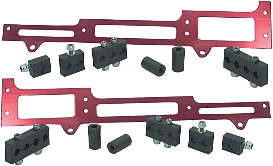 R&M Specialties 1101R Red Spark Plug Wire Loom Set for Small Block Chevy