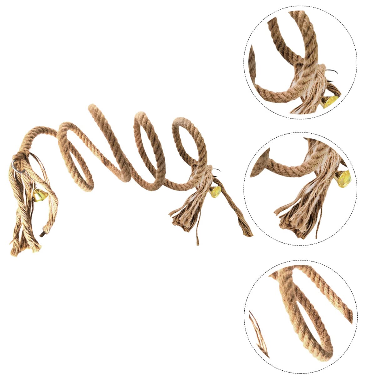 BESPORTBLE 2pezzi Rope Toy Per Pappagallo Gioco Per Pappagalli Macaw Materiale Resistente e Sicuro Per Arrampicate e Divertimento Degli Uccelli