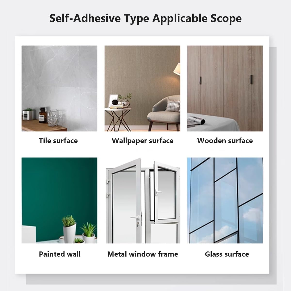 No Drill Self-Adhesive Curtain Track - Heavy-Duty Aluminum Ceiling Rod for Smooth Walls, Ideal for Bedroom, Kitchen, Living Room - 105cm/3.44ft, Sleek Black Design