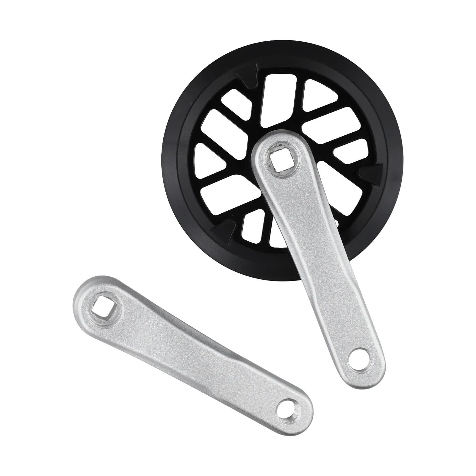 Mountain Bike Guarnitura Pieghevole Della Bicicletta Corona 32T 127/140/152mm In Lega di Alluminio Singola Velocità Variabile Manovella Per Mountain Bike Strada Bicicletta