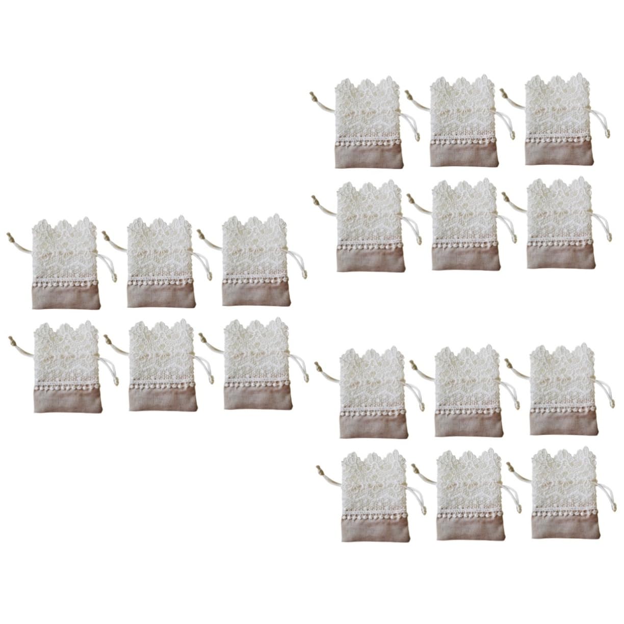 NIYANGLE 30 Piezas mini monedero transparente bolsas de regalo de tamaño pequeño dulces regalos bolsas transparentes para regalos bolsas de regalo de encaje bolsas de cordón Puerto de haz