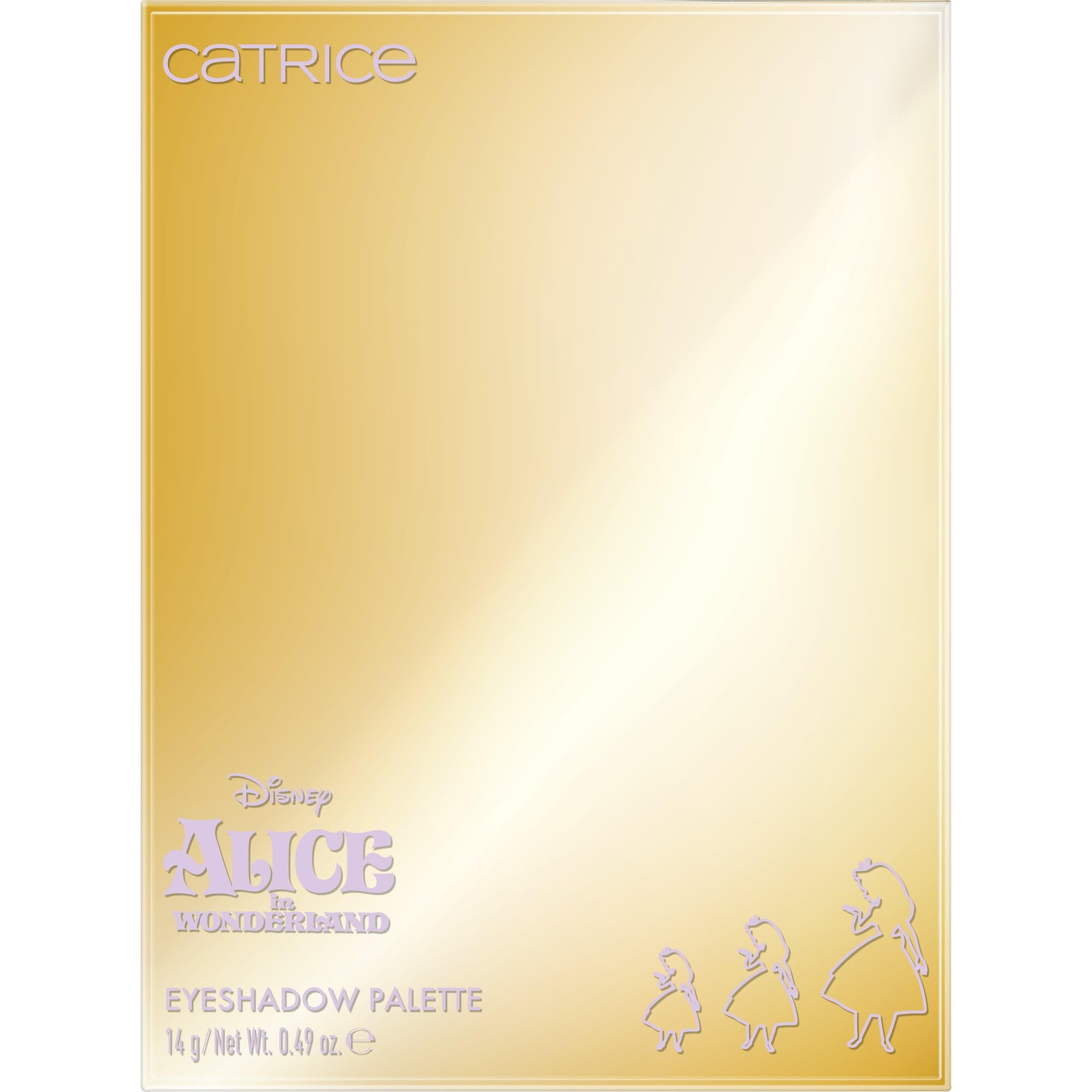Catrice Paleta cieni do powiek Disney Alice in Wonderland Eyeshadow Palette, mocno napigmentowana/y, mieniący się, intensywny kolor, lśniący (14g)
