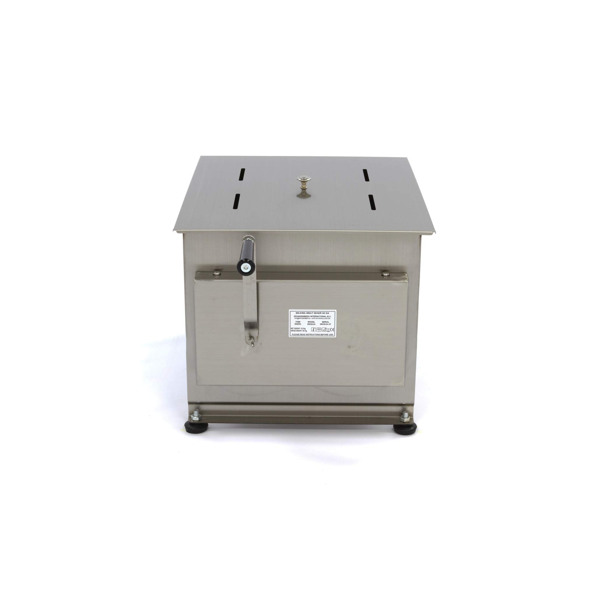Maxima Mixeur à viande gastro - 50 l - 43 kg de viande - Double axe - Manuel