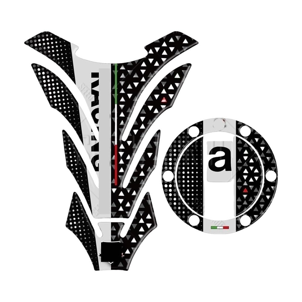 Fuel Tank Pad Stickers Protector Decal for RSV4 GPR for RS 125 150 for Shiver750 900 for Tuono for RS660 for RS4 Tank Pad(Color2)
