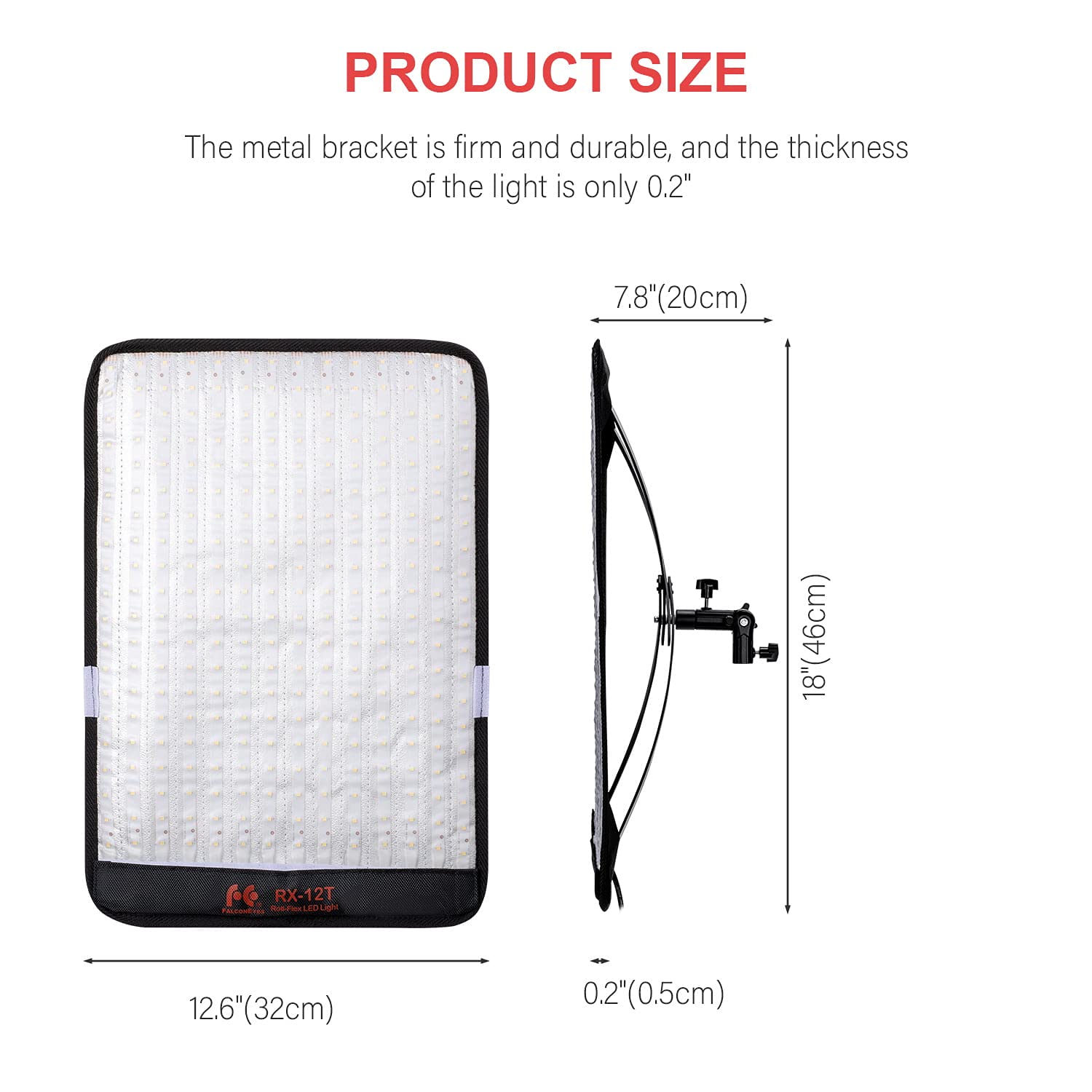 FalconEyes ファルコンアイ LEDライト RX-12TD 撮影照明 RX-12T/RX