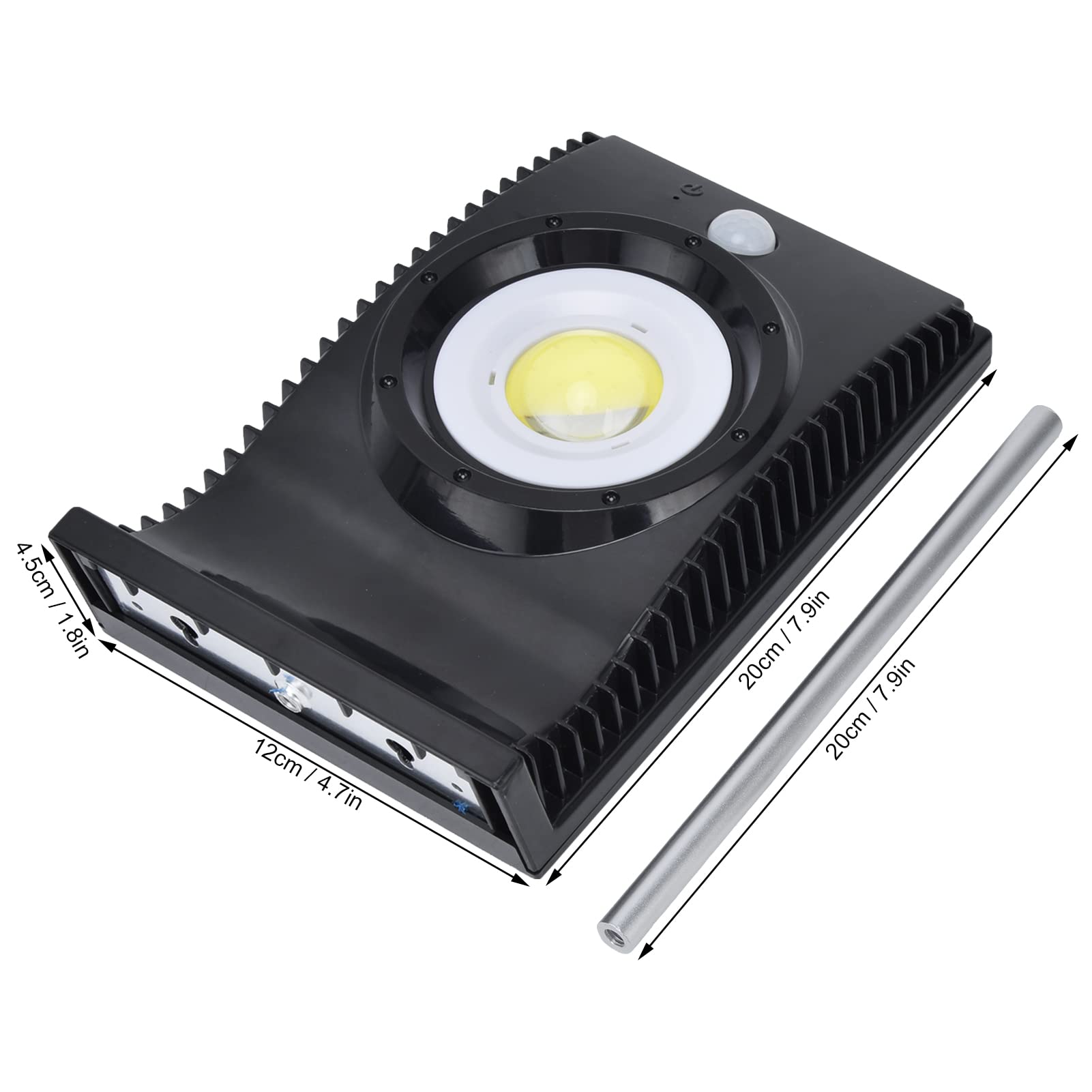 Acouto Solar-Wandleuchte Mit Bewegungsmelder – IP65 Wasserdicht, 250 Lumen, Für Außenbereich