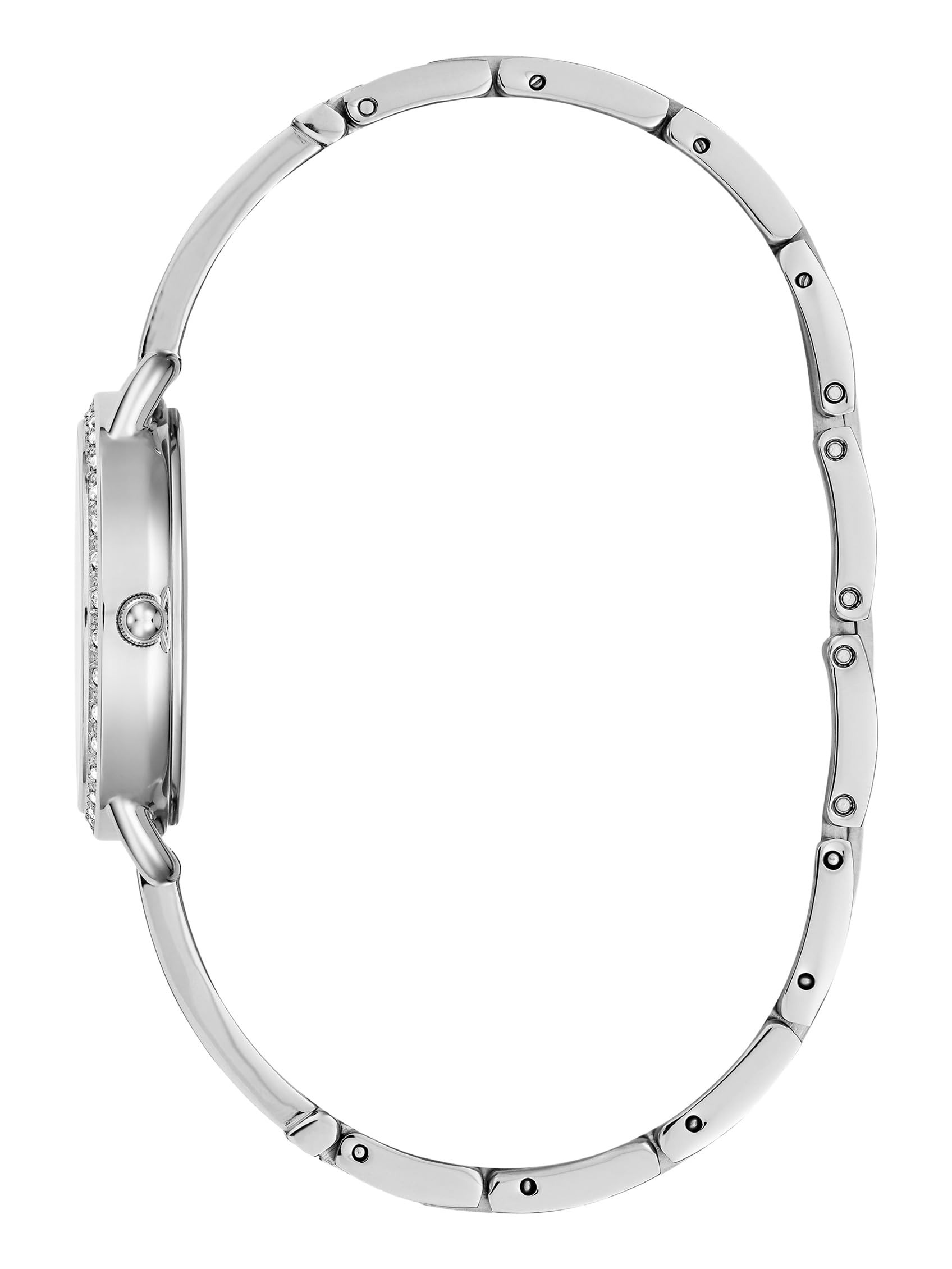 Guess 30 mm Crystal Bangle Watch, argento, taglia unica