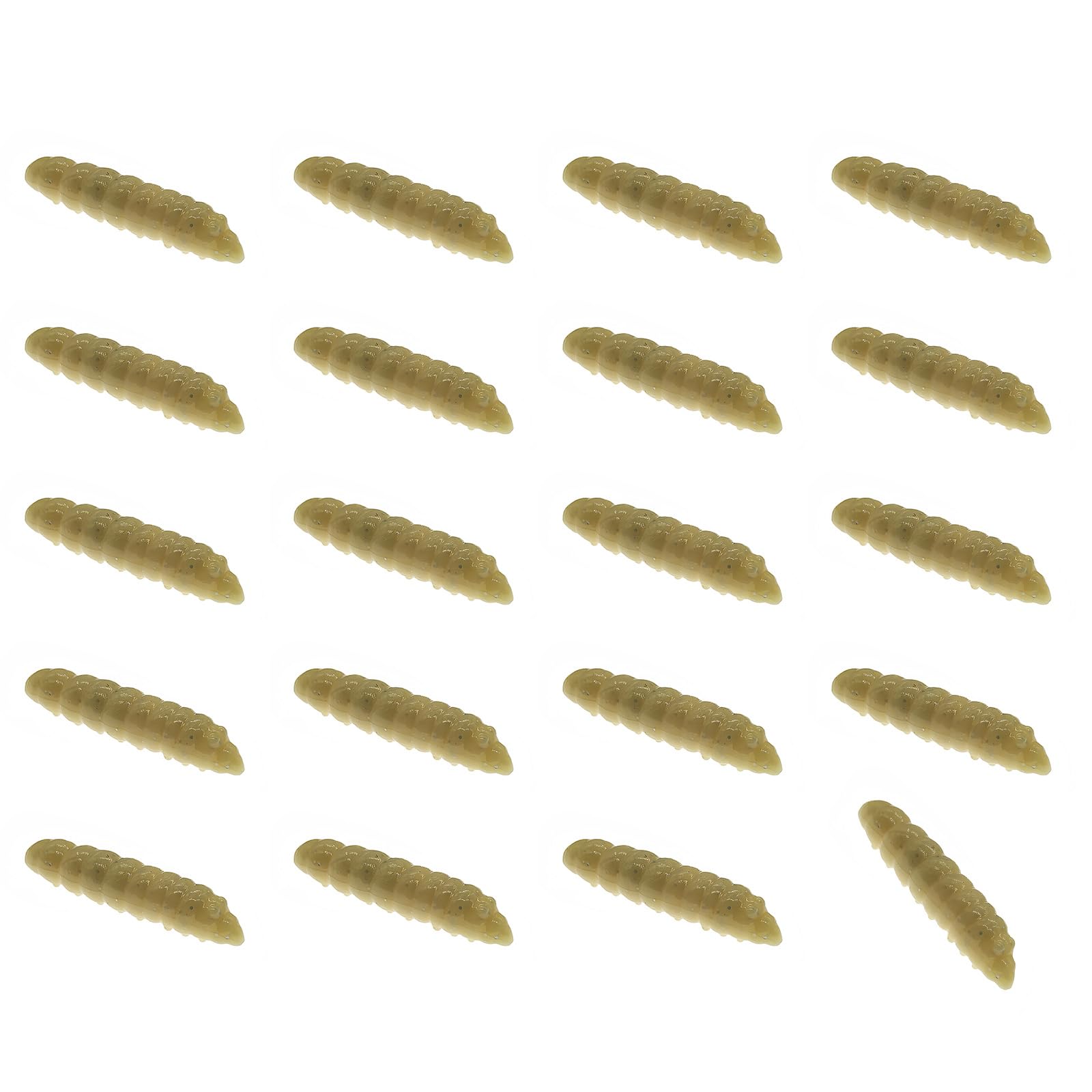 QIAOLIDA 20Pcs Fishing Lures 4Cm Floating Baits Simulation Soft Baits For Freshwater And Saltwater Fishing Enduring
