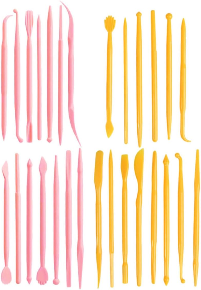 28pcs Clay Sculpting Tools for Fondant and Polymer Jewelry