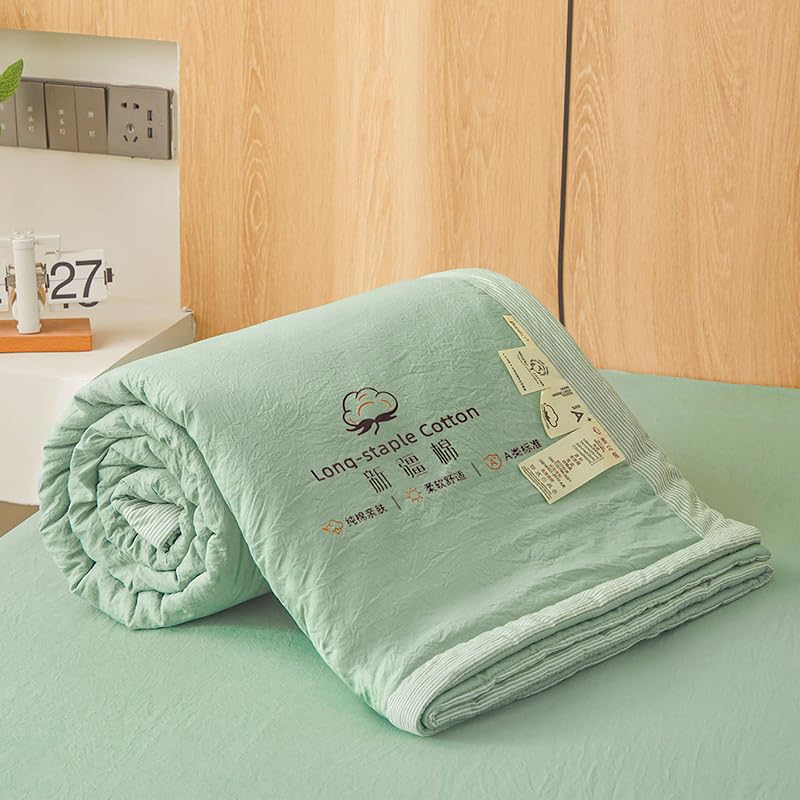 Amazon｜Yashe Haowu 掛け布団 綿100％ ハーフサイズ单品 無地 肌