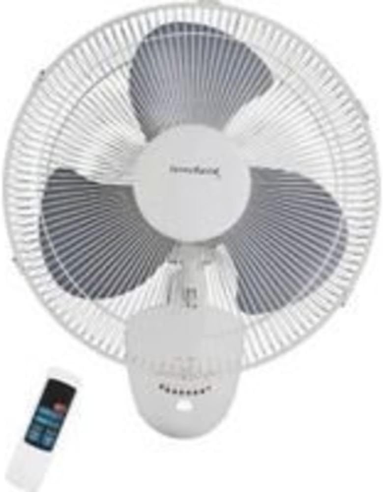 HOMEBASIX FW40-S1 Horizontal Oscillating Wall Mount Fan, White